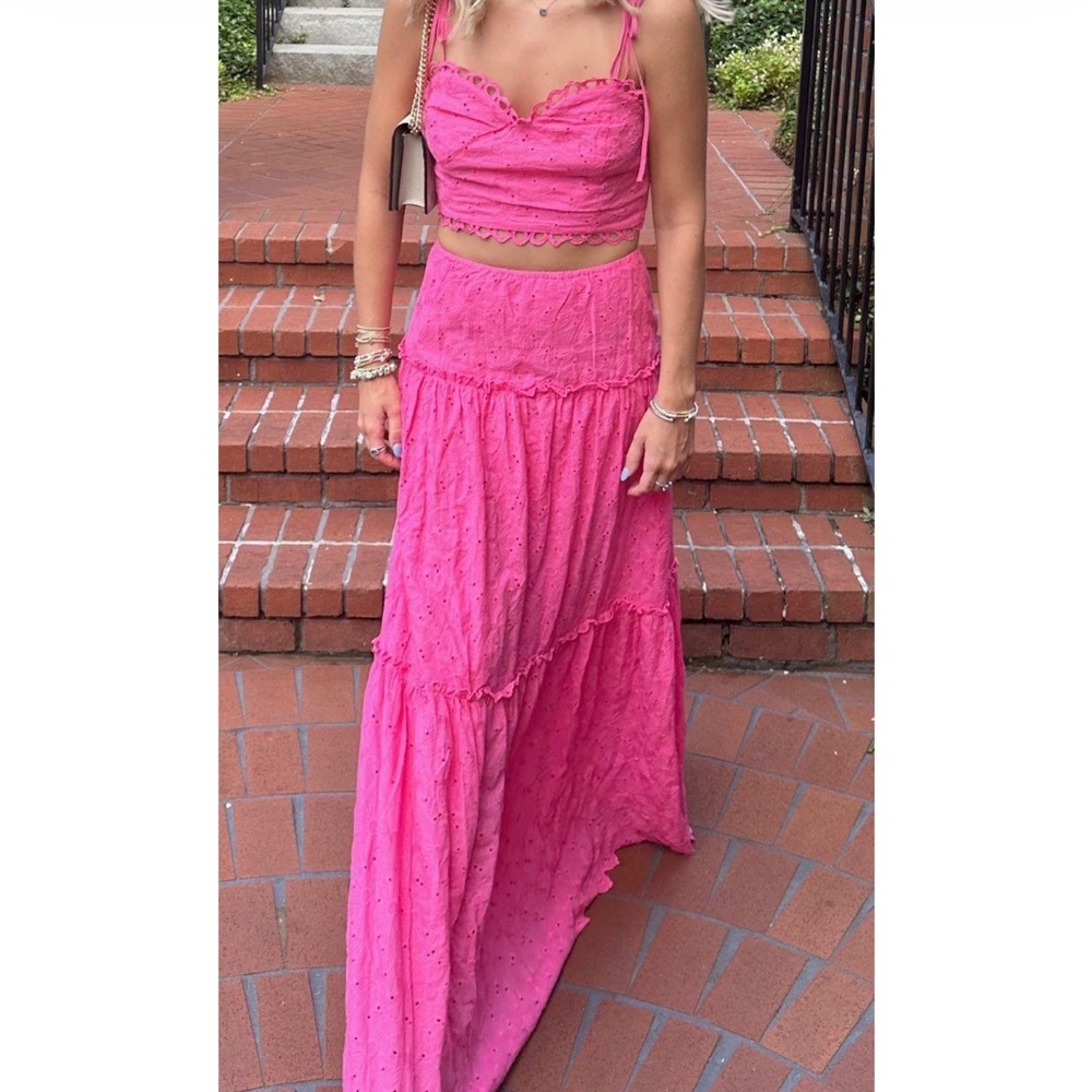 Pink Skirt Set